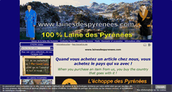 Desktop Screenshot of lainesdespyrenees.com