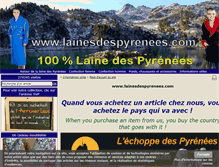 Tablet Screenshot of lainesdespyrenees.com